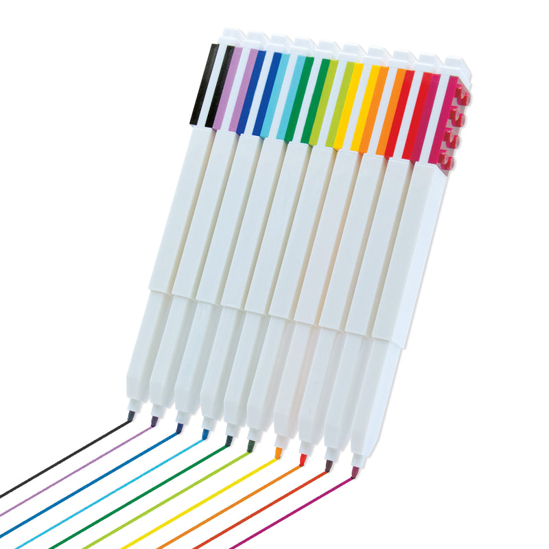 LEGO Marker Pens 10 Pack Assorted Colours, imported from the UK