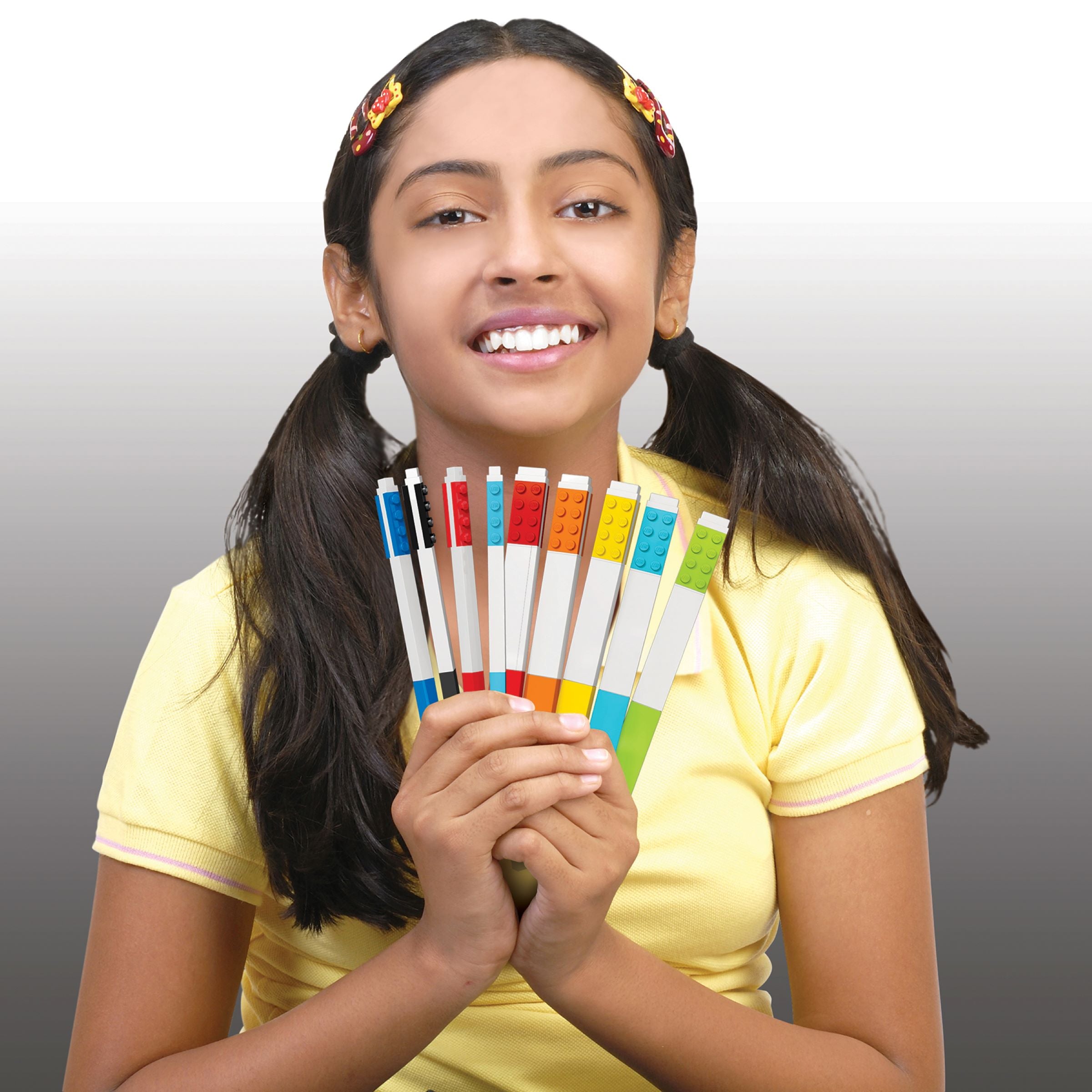 LEGO Marker Pens 10 Pack Assorted Colours, imported from the UK
