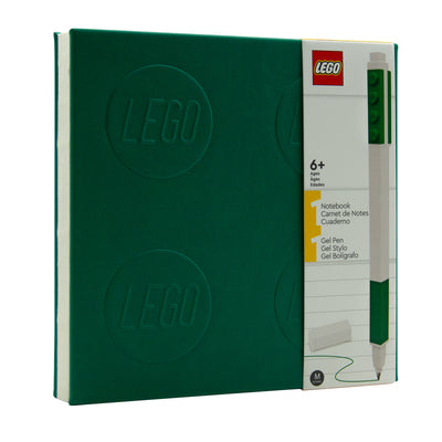 Lego Notebook With Gel Pen Green- Buy online at McGrocer