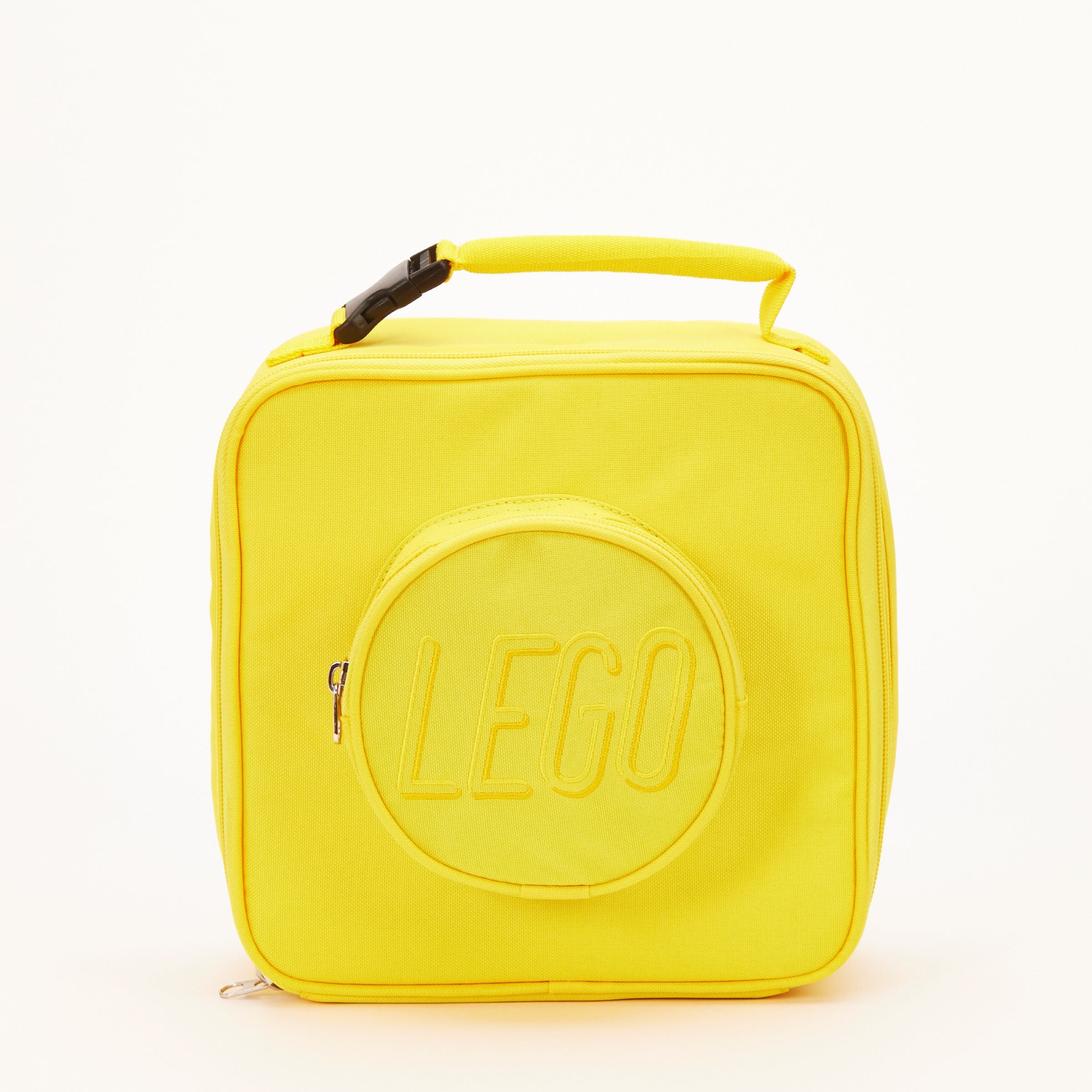 LEGO yellow Brick Lunch Bag design - British product