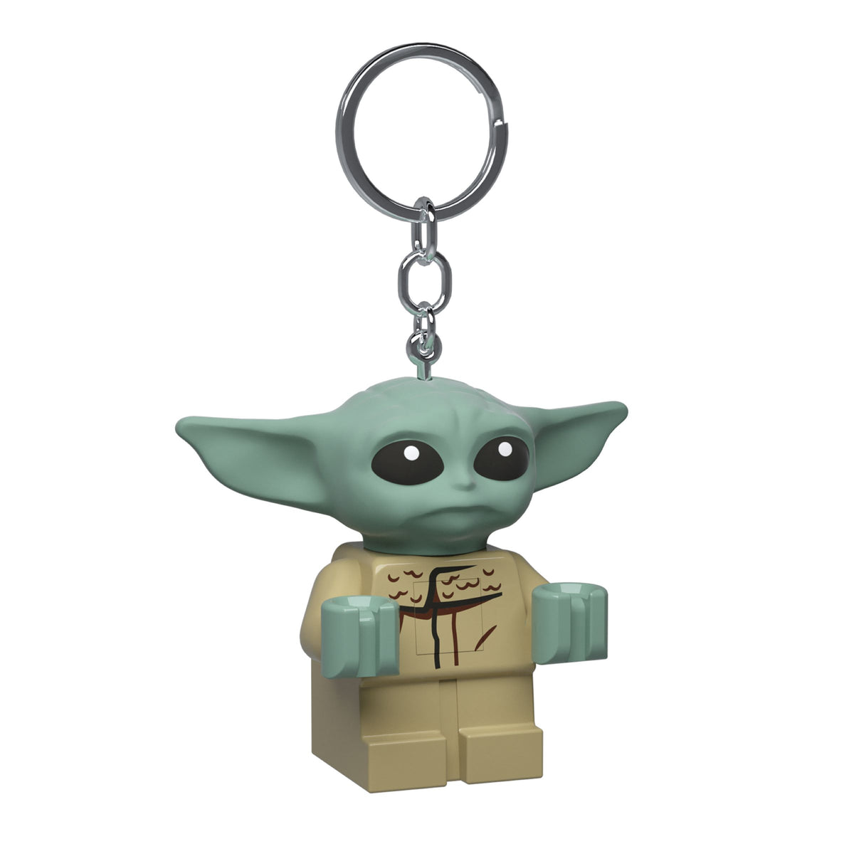 LEGO Star Wars Grogu Key Light with LED Base Metal Ring 8cm, UK version