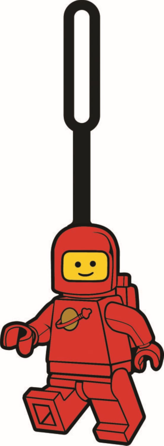 LEGO Spaceman bag tag red 13cm - British product
