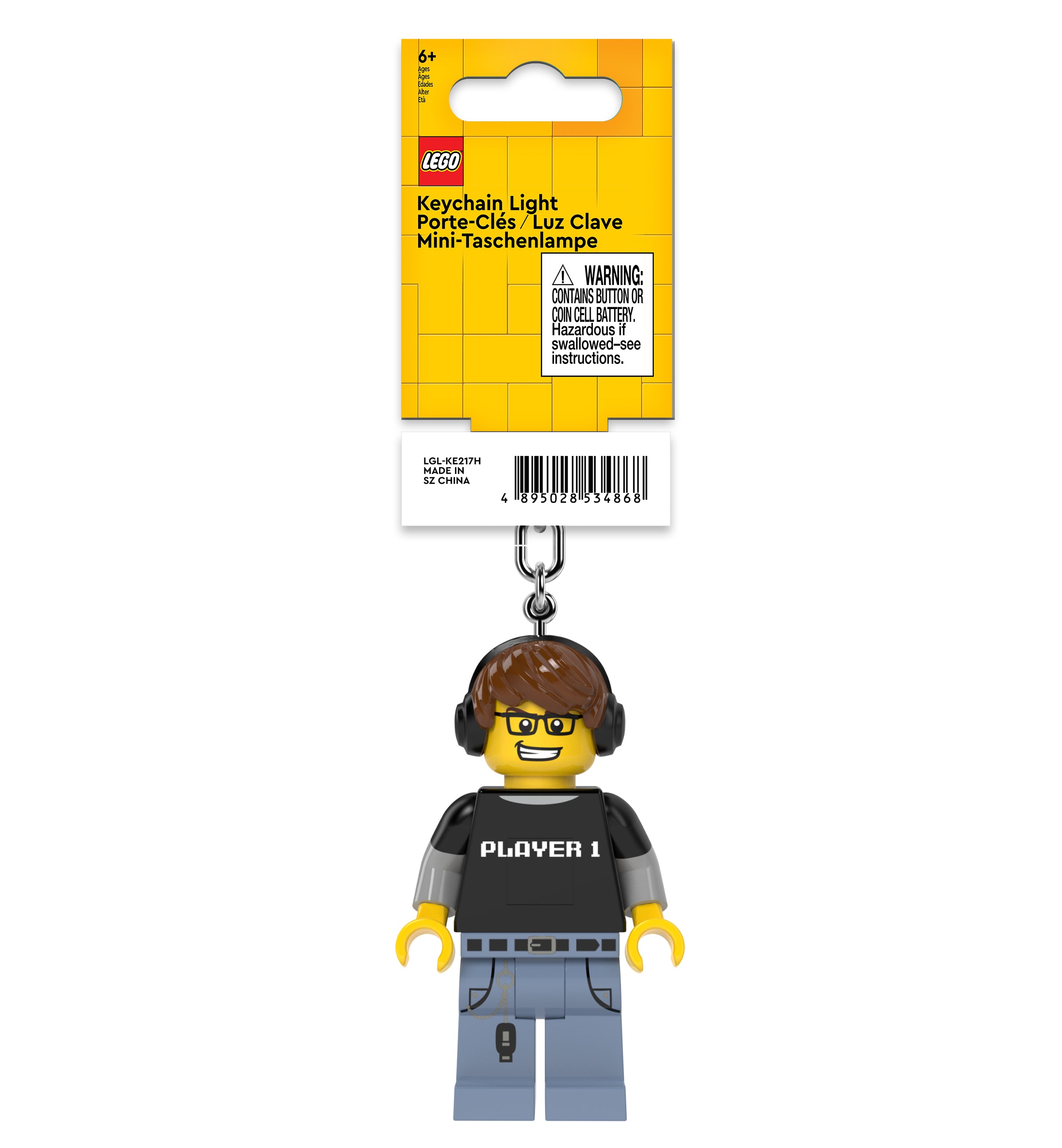 LEGO Video Game Guy Key Light, imported from the UK