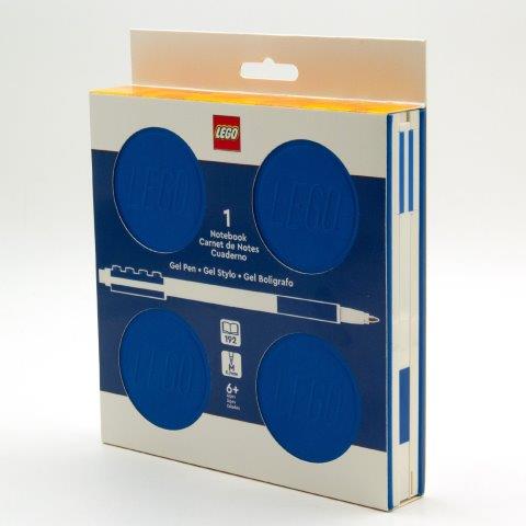 LEGO Locking Notebook Blue 15cm, imported from the UK