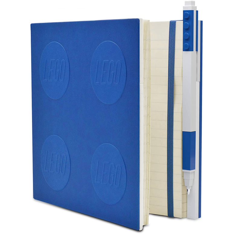 LEGO Locking Notebook Blue 15cm, imported from the UK