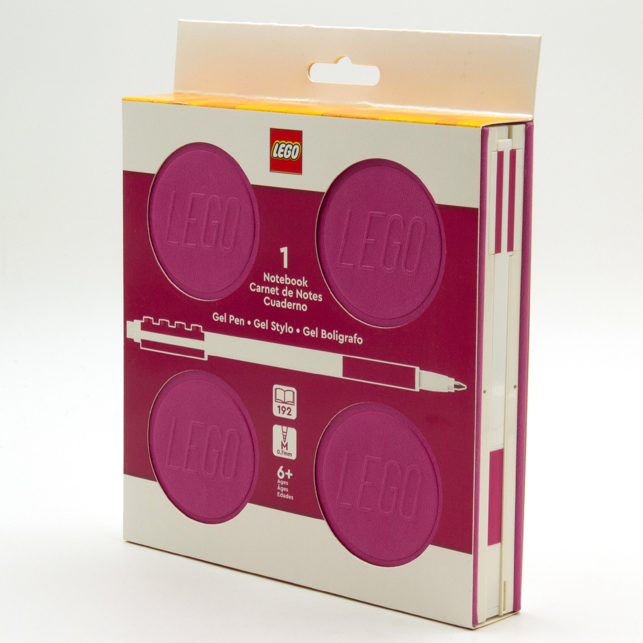 LEGO Locking Notebook with Gel Pen Violet 384 Pages, UK version