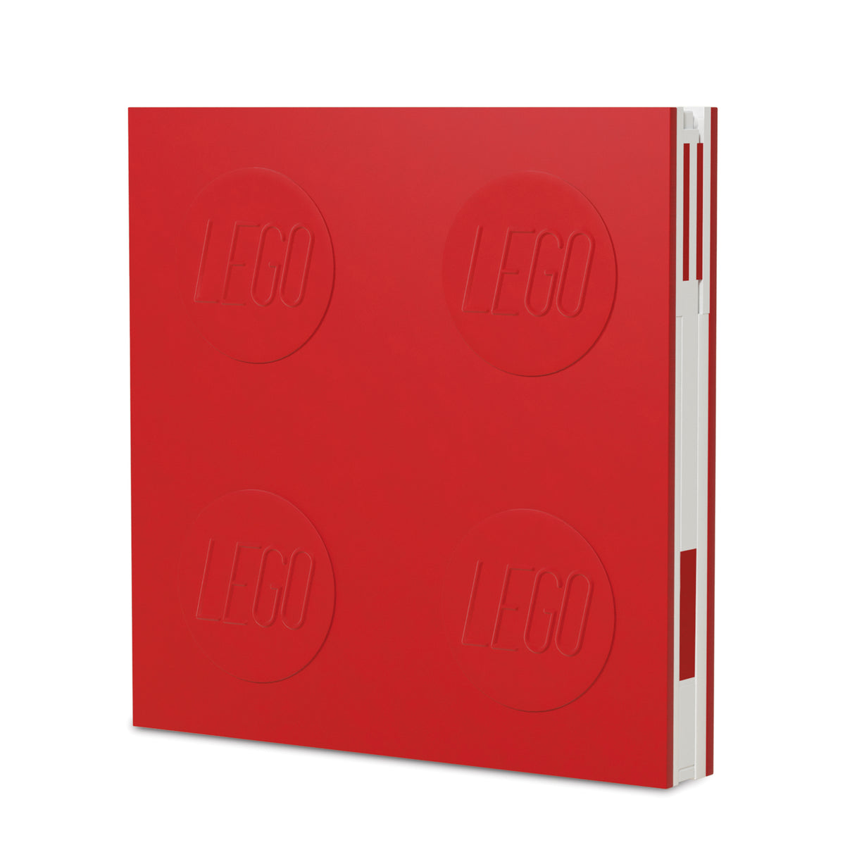 LEGO Locking Notebook Red Set 15cm square, UK version