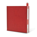 LEGO Locking Notebook Red Set 15cm square, UK version