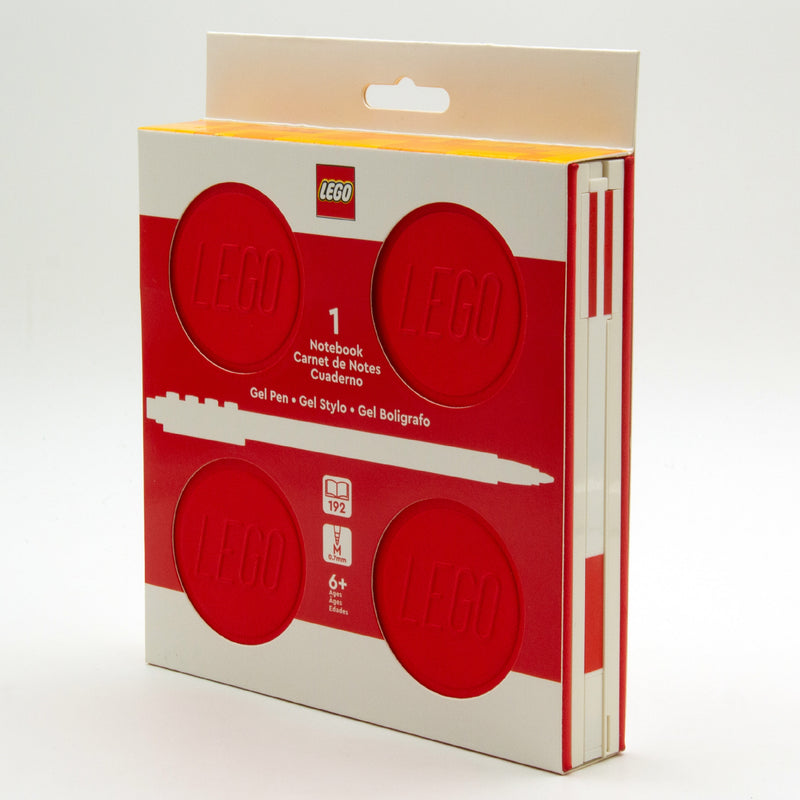 LEGO Locking Notebook Red Set 15cm square, UK version