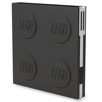 Lego LEGO Locking Notebook with Gel Pen Black Stationery Set 384 Pages- Buy online at McGrocer