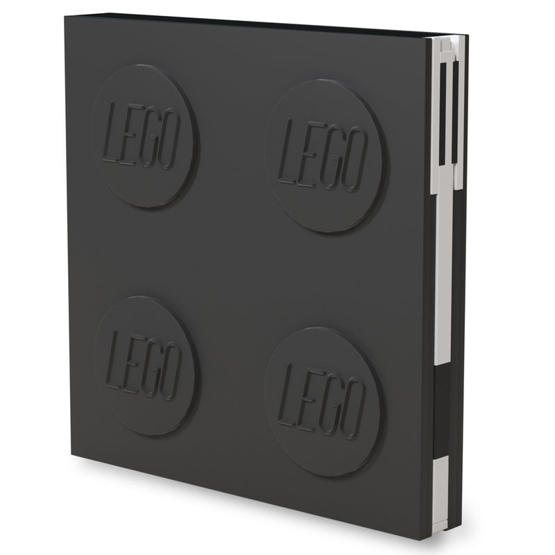 LEGO Locking Notebook Gel Pen Black 15cm, UK version