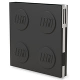 LEGO Locking Notebook Gel Pen Black 15cm, UK version