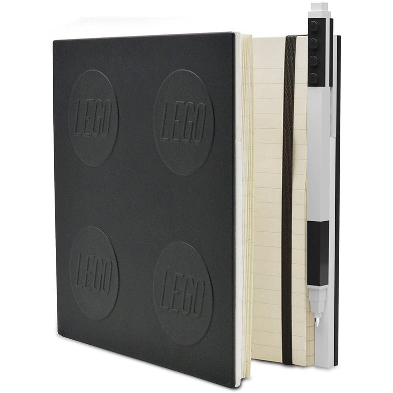 LEGO Locking Notebook Gel Pen Black 15cm, UK version