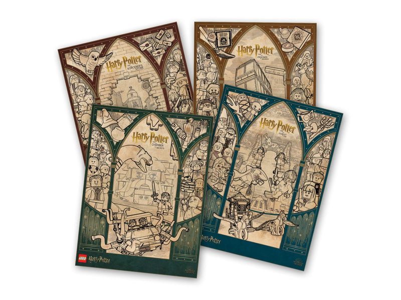 LEGO Harry Potter posters set of 4 - British product
