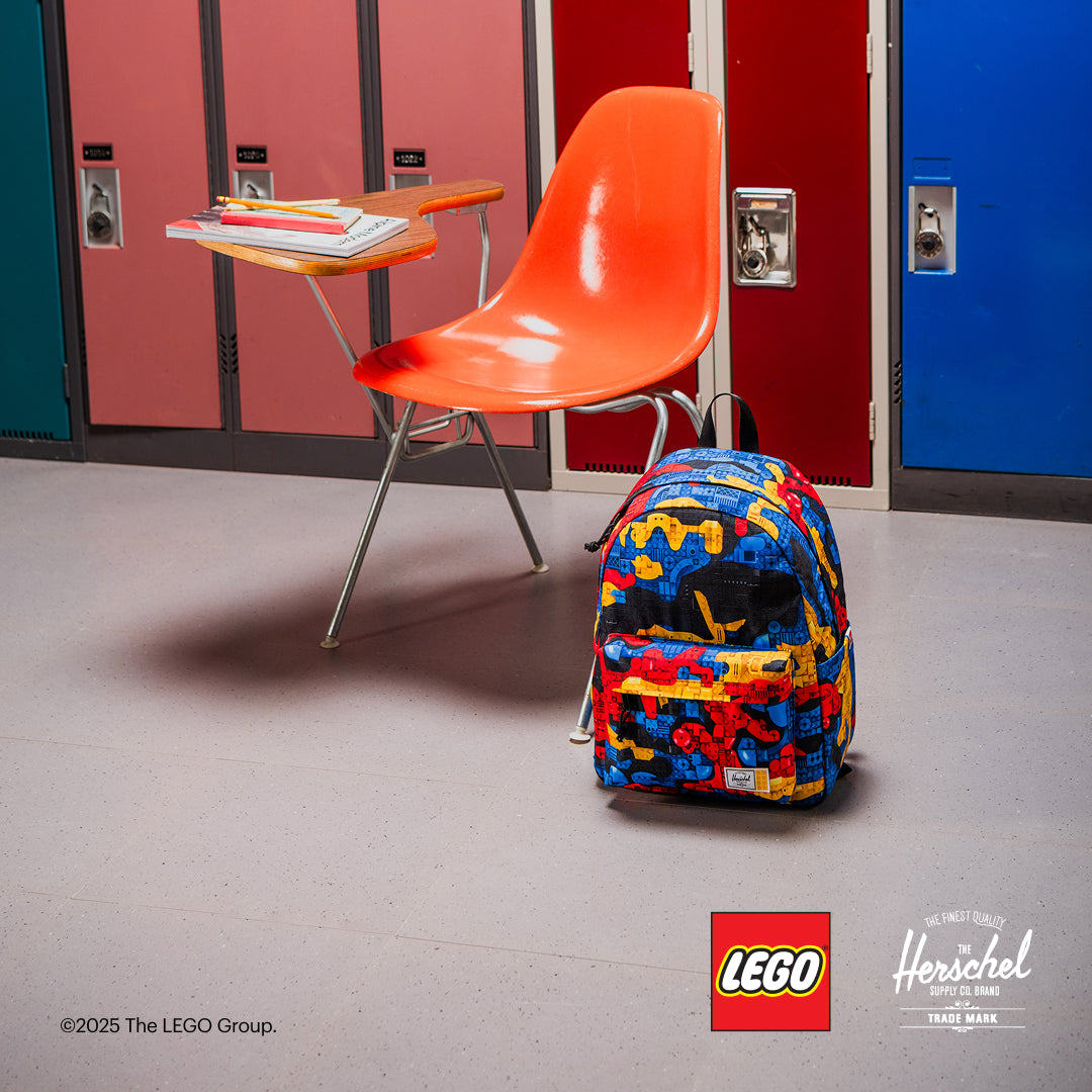 Herschel backpack abstract bricks pattern (British brand)