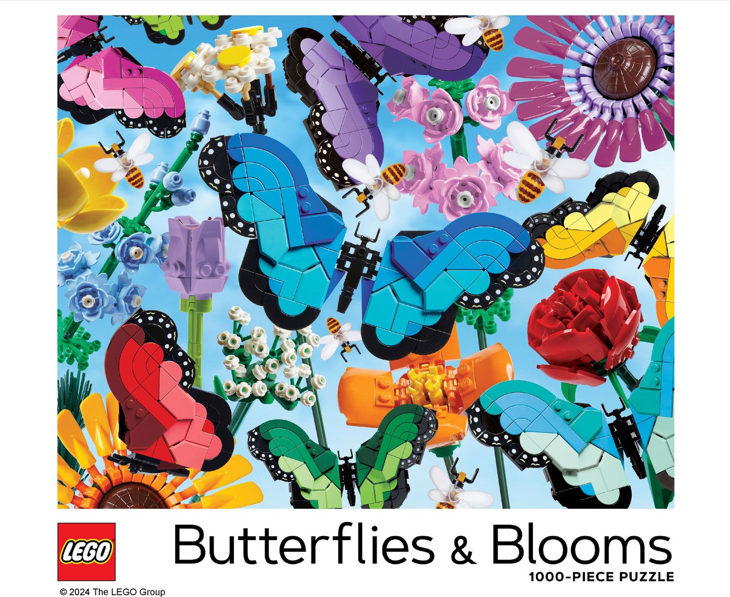 Butterflies Blooms Jigsaw Puzzle 1000 pieces - British product