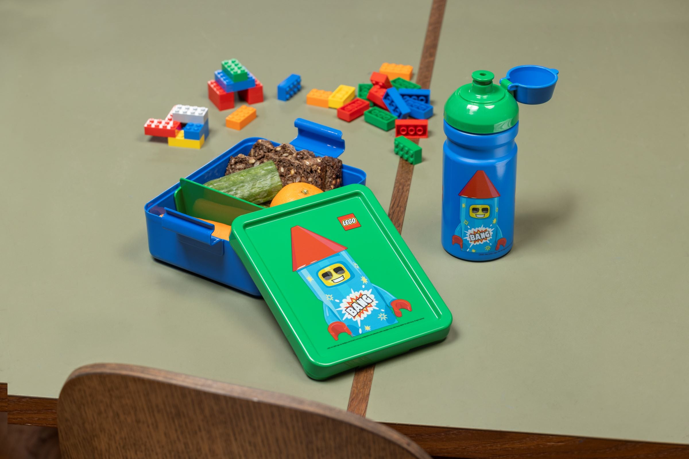 LEGO Firework Guy Lunch Box Set - British product