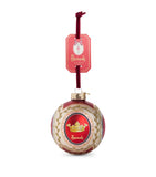 Glass-Blown Nutcracker Tree Decoration with Hanging Loop, 16.5cm Height
