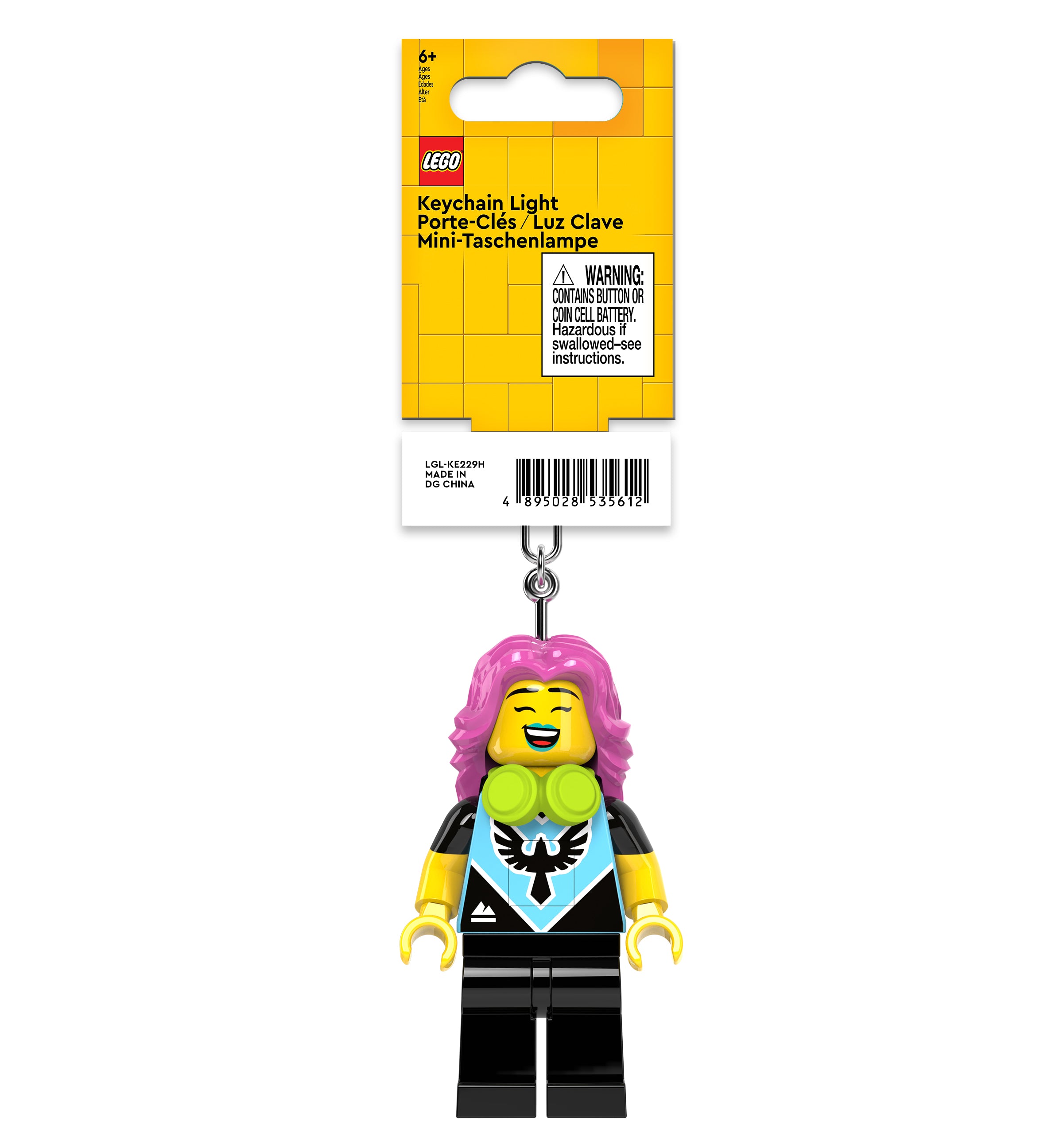LEGO E-Sports Gamer Girl Key Light 7cm - British product