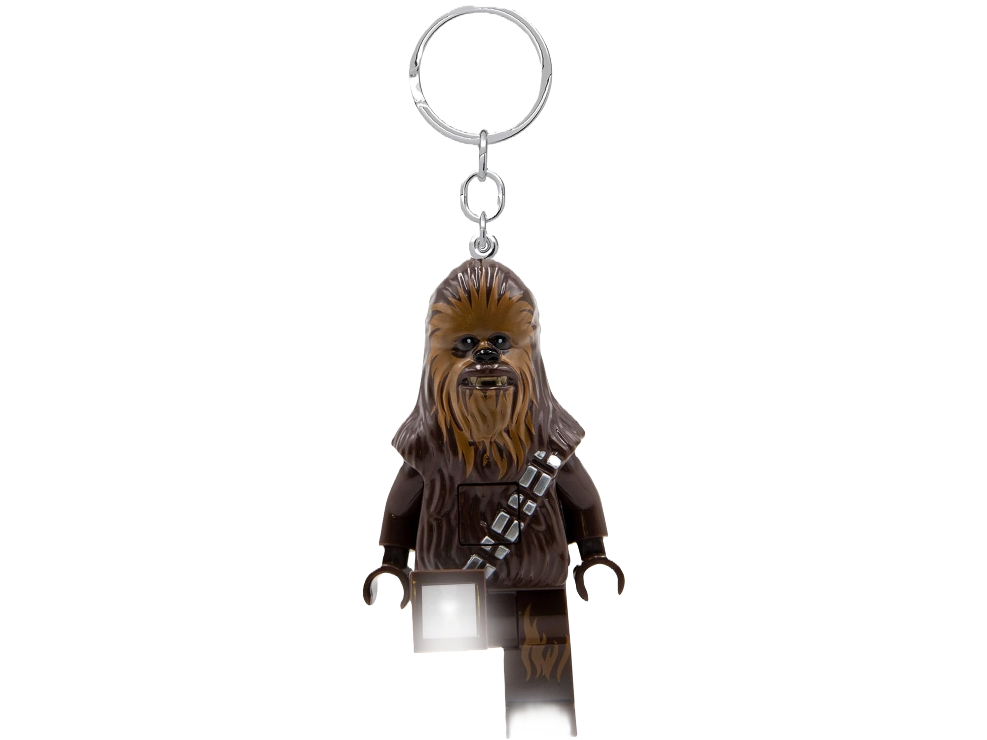 LEGO Chewbacca key light with LED feet 7cm tall - British product