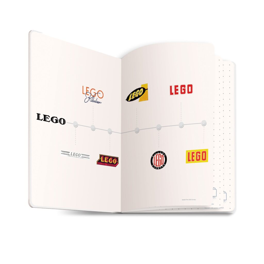 LEGO Logo Journal 192 pages dotted notebook, UK version