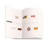 LEGO Logo Journal 192 pages dotted notebook, UK version