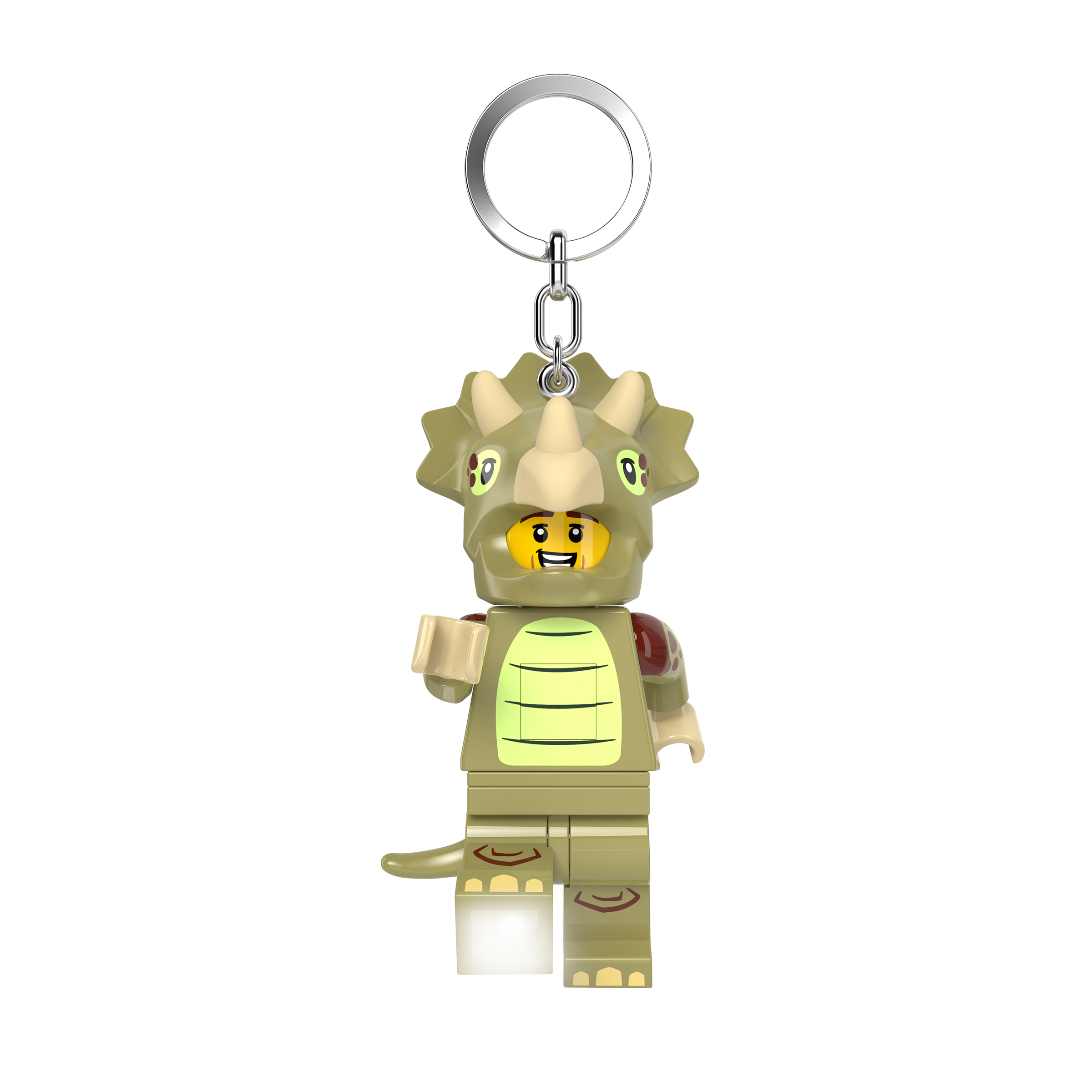 LEGO Triceratops costume key light with LED lights, UK version