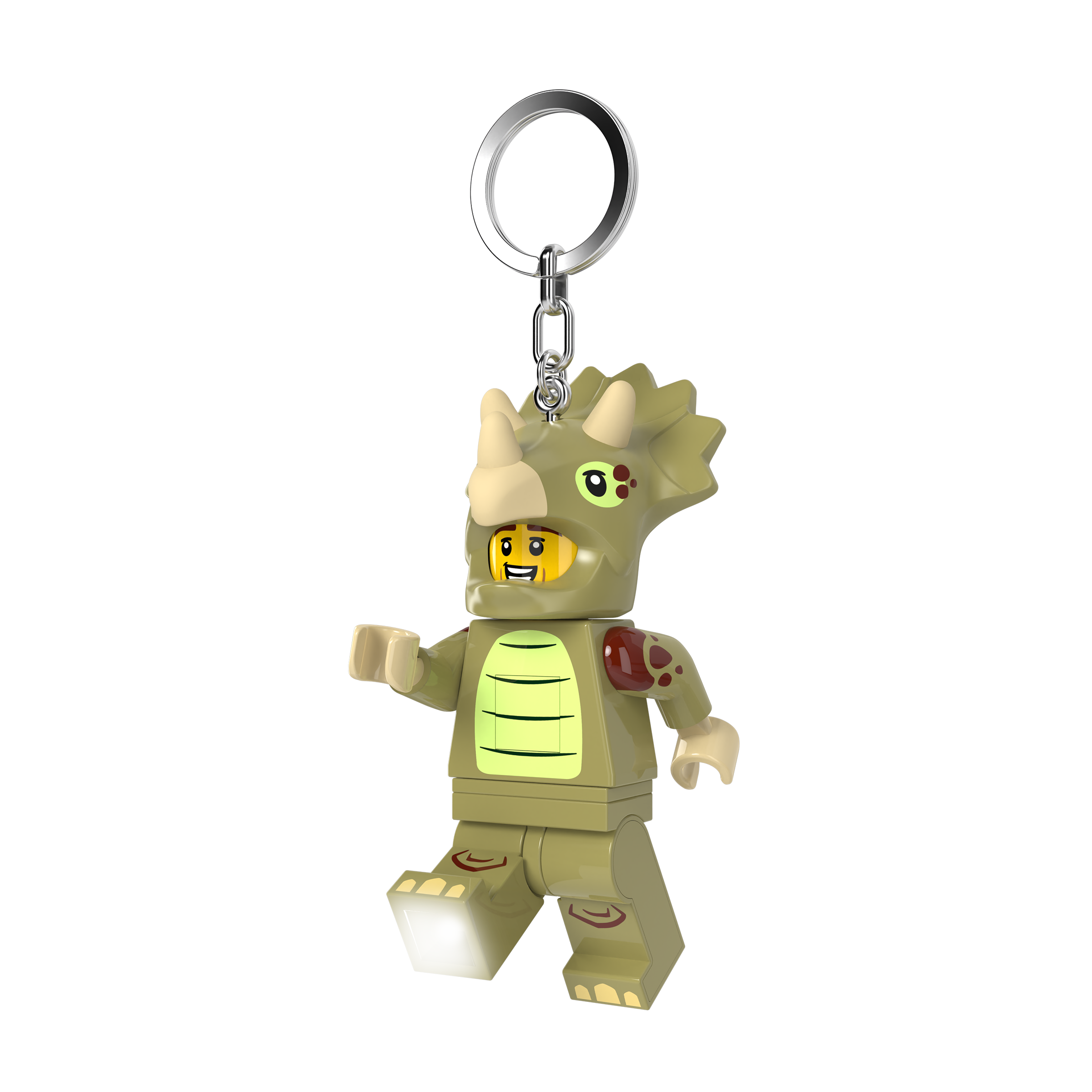LEGO Triceratops costume key light with LED lights, UK version