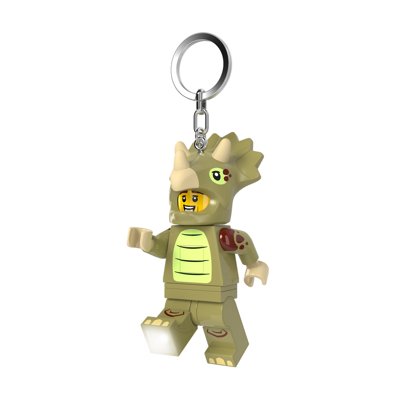 LEGO Triceratops costume key light with LED lights, UK version