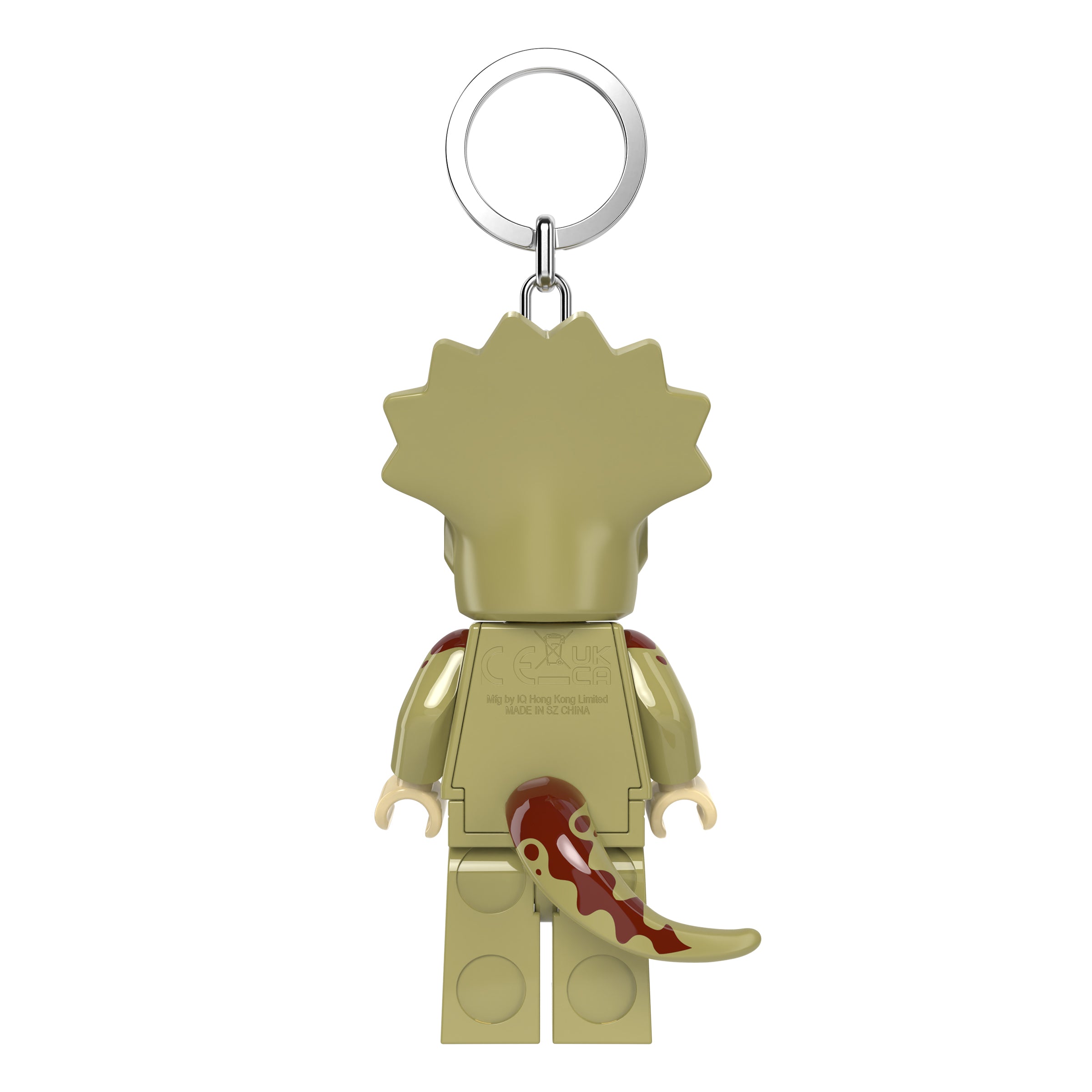 LEGO Triceratops costume key light with LED lights, UK version