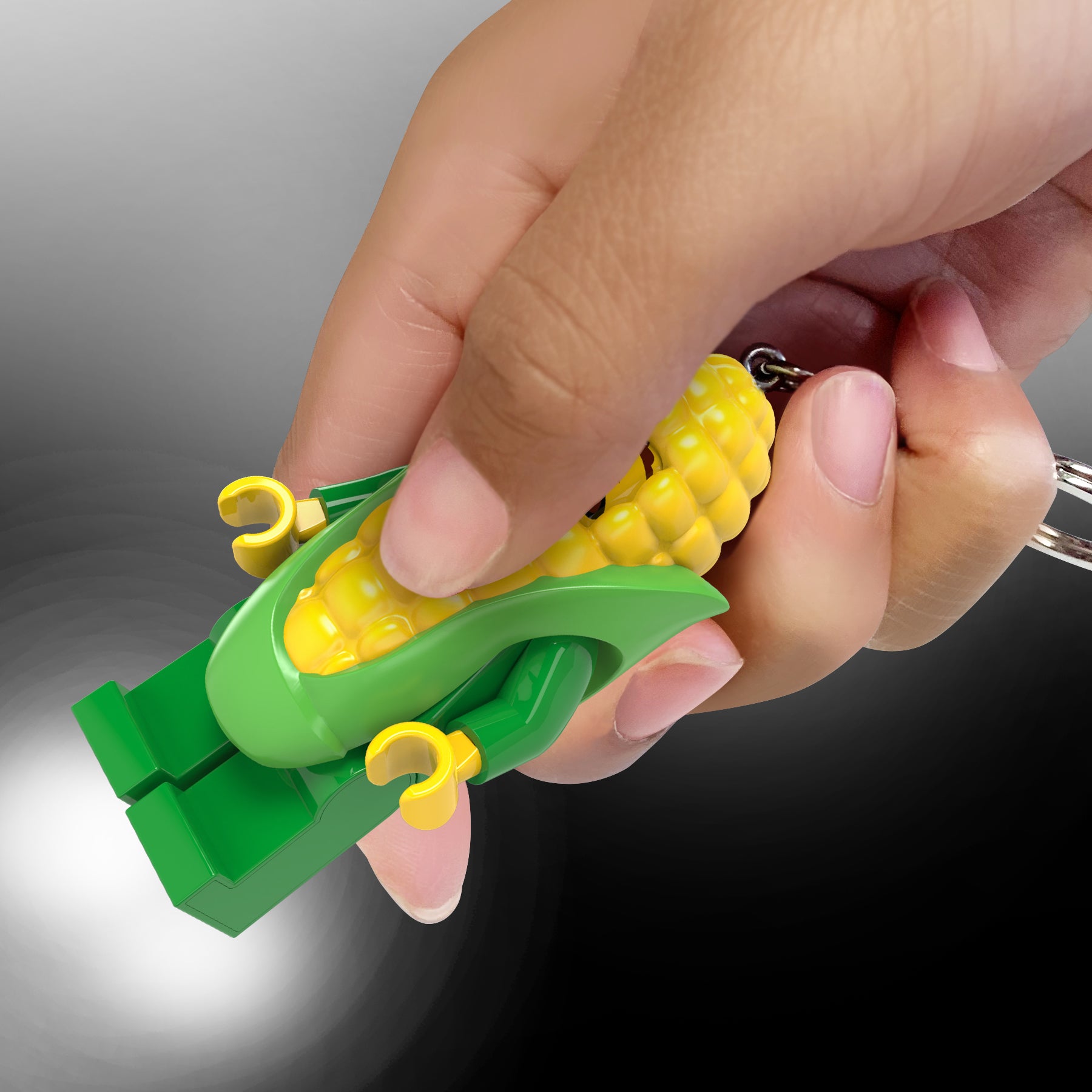 LEGO Corn Cob Guy key light with LED lights, imported from the UK