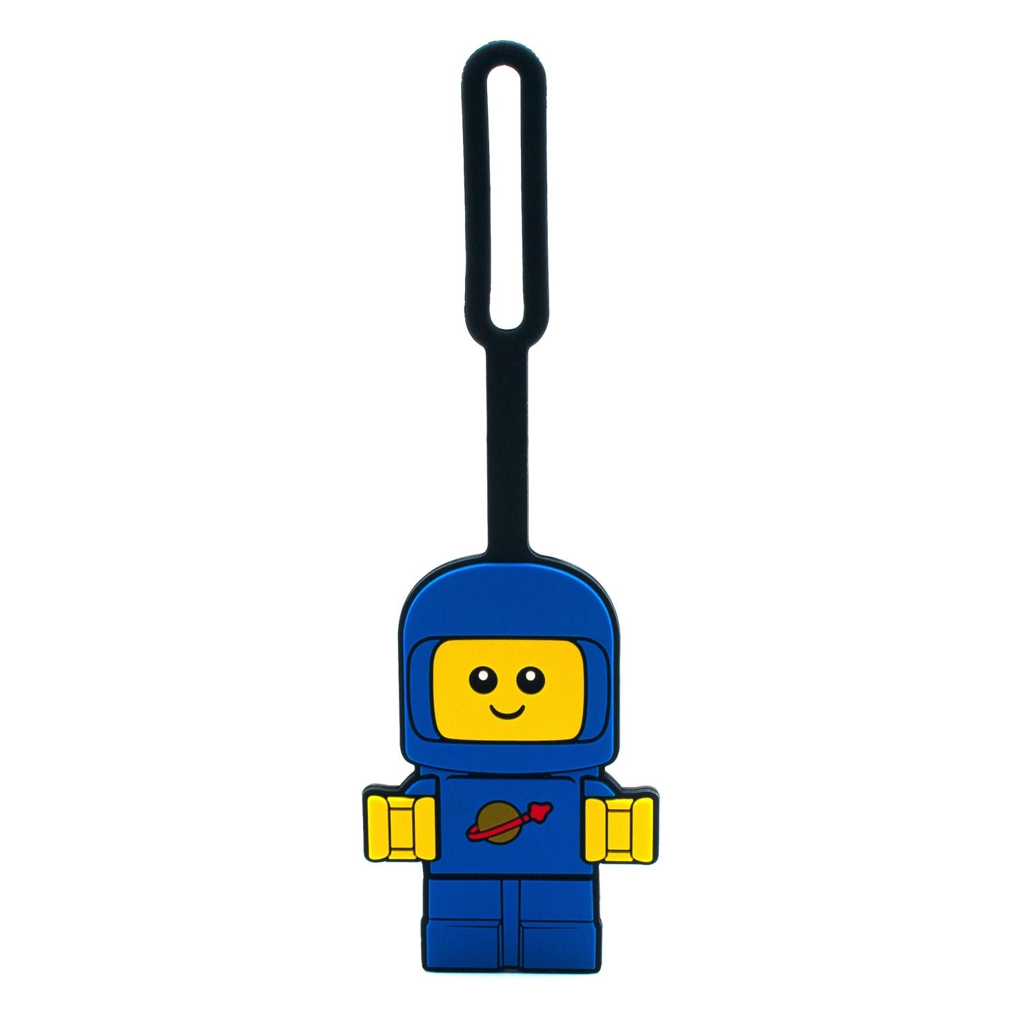 LEGO silicone bag tag Space Baby blue UK version