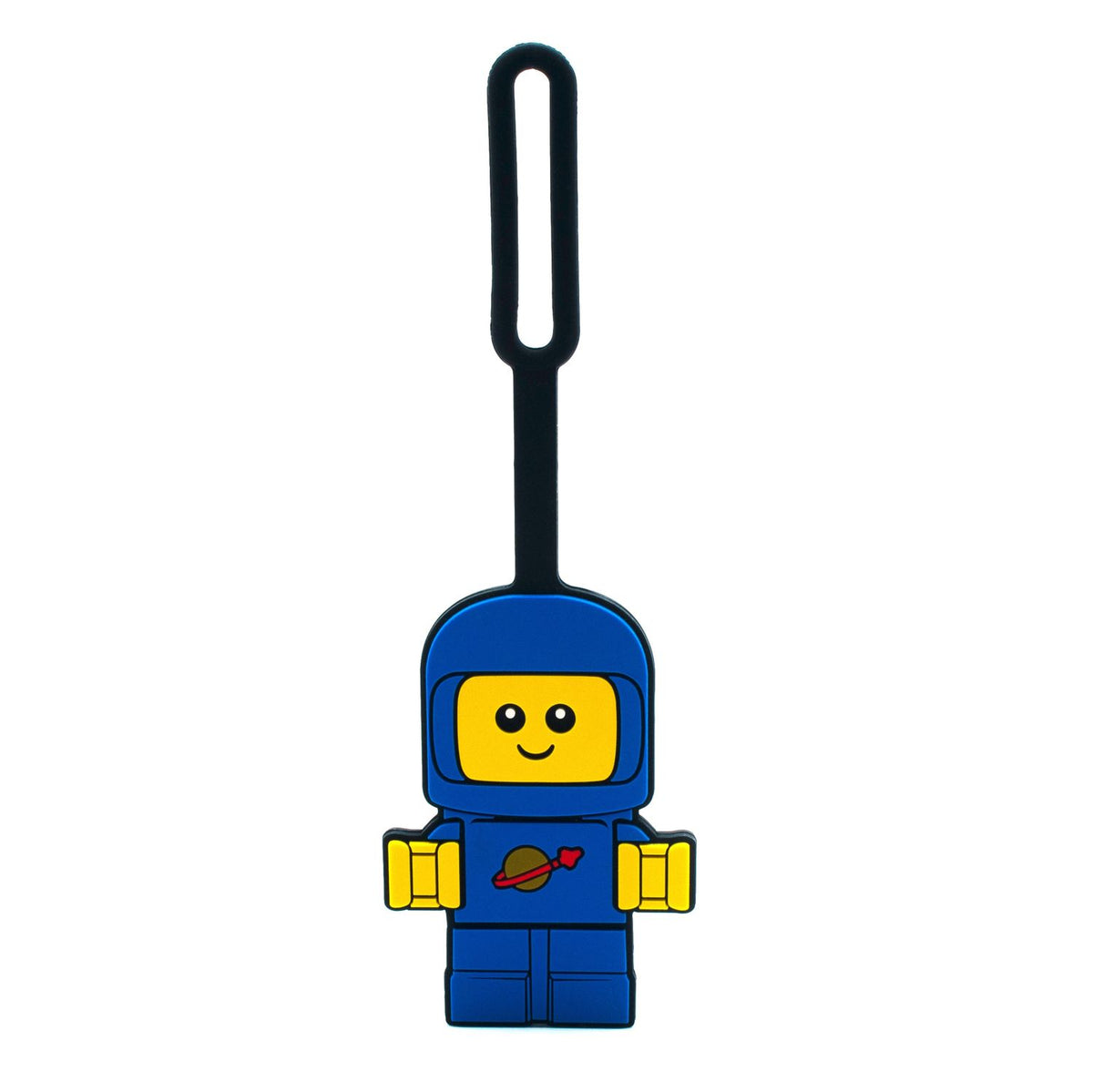 LEGO silicone bag tag Space Baby blue UK version