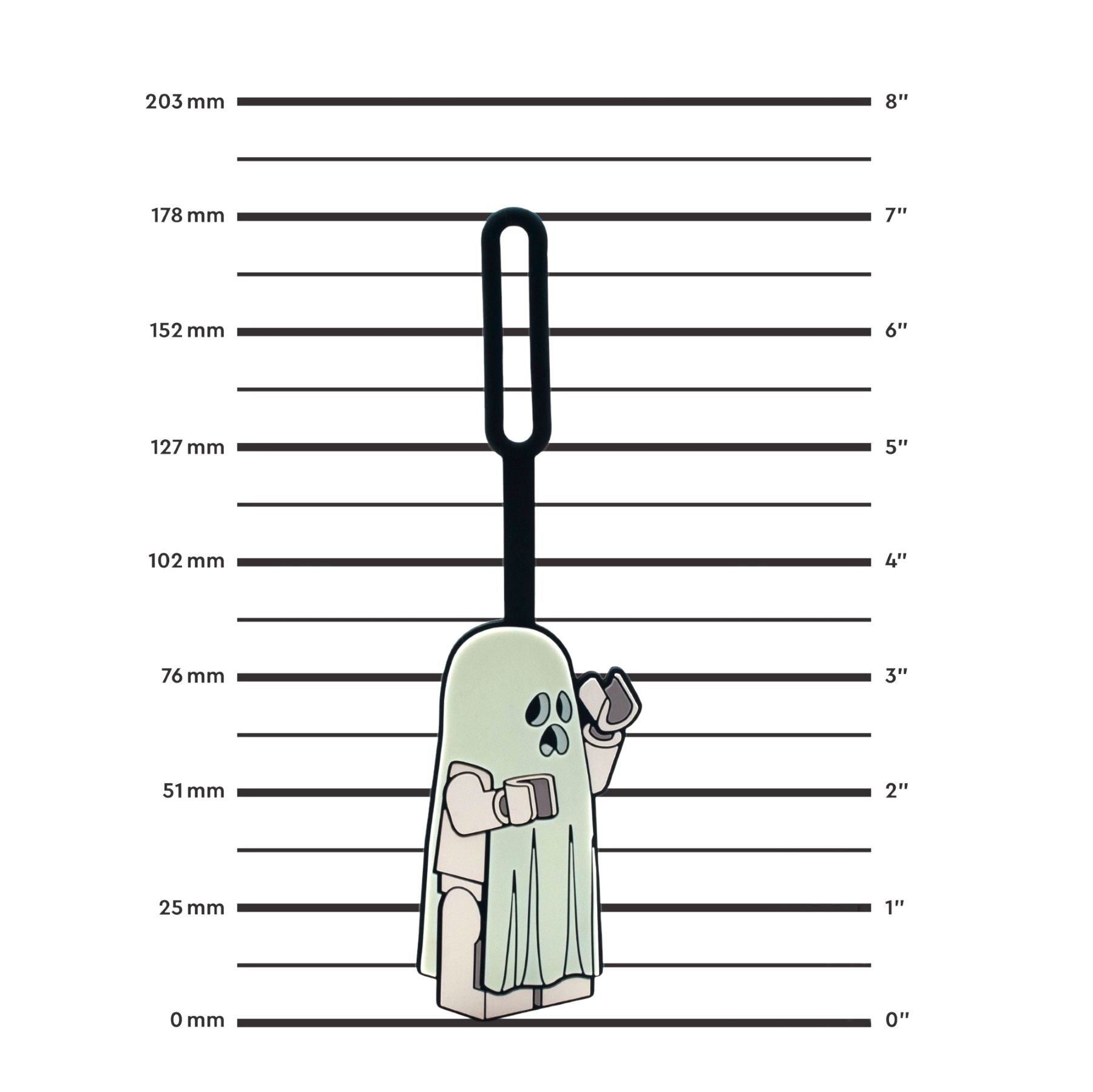 LEGO ghost bag tag glow-in-the-dark - British product