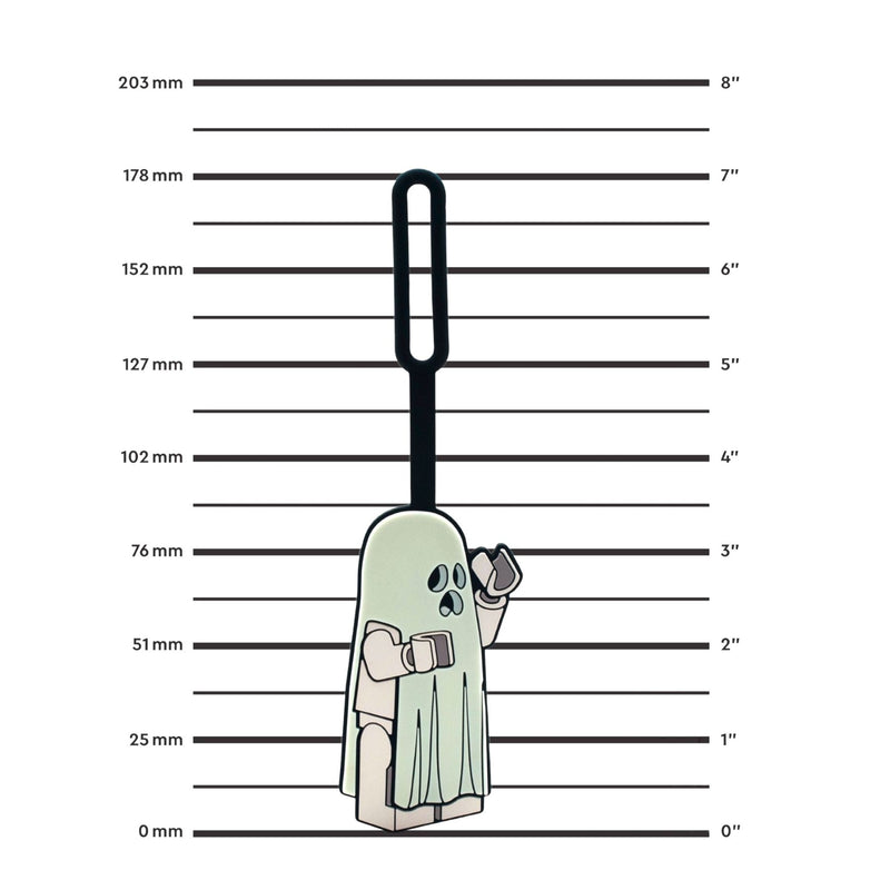 LEGO ghost bag tag glow-in-the-dark - British product