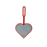 LEGO 3x3 Heart Bag Tag red silicone (British brand)