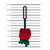LEGO Rose Bag Tag silicone writable accessory (British brand)