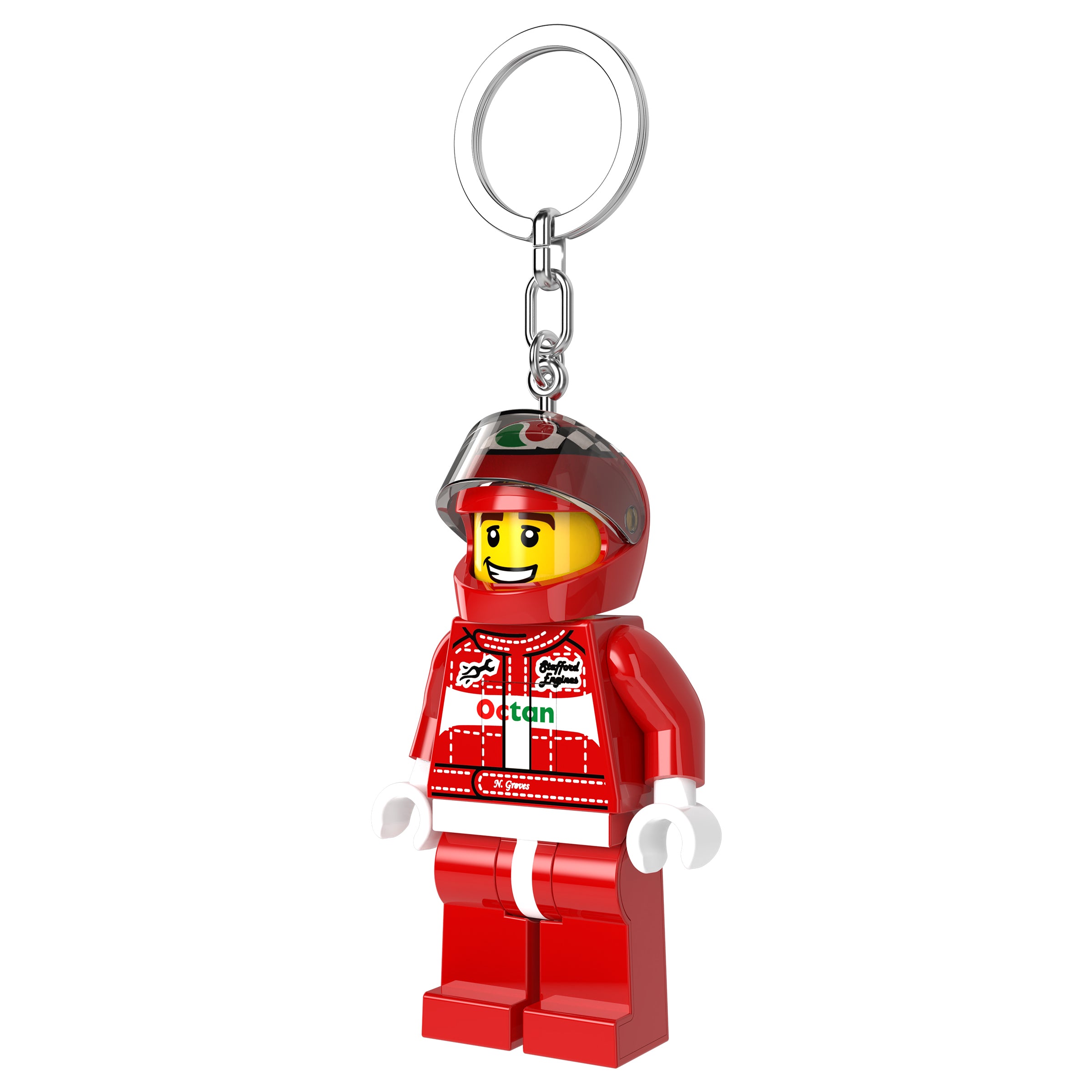 LEGO Race Car Driver Key Light 7 cm, imported from the UK