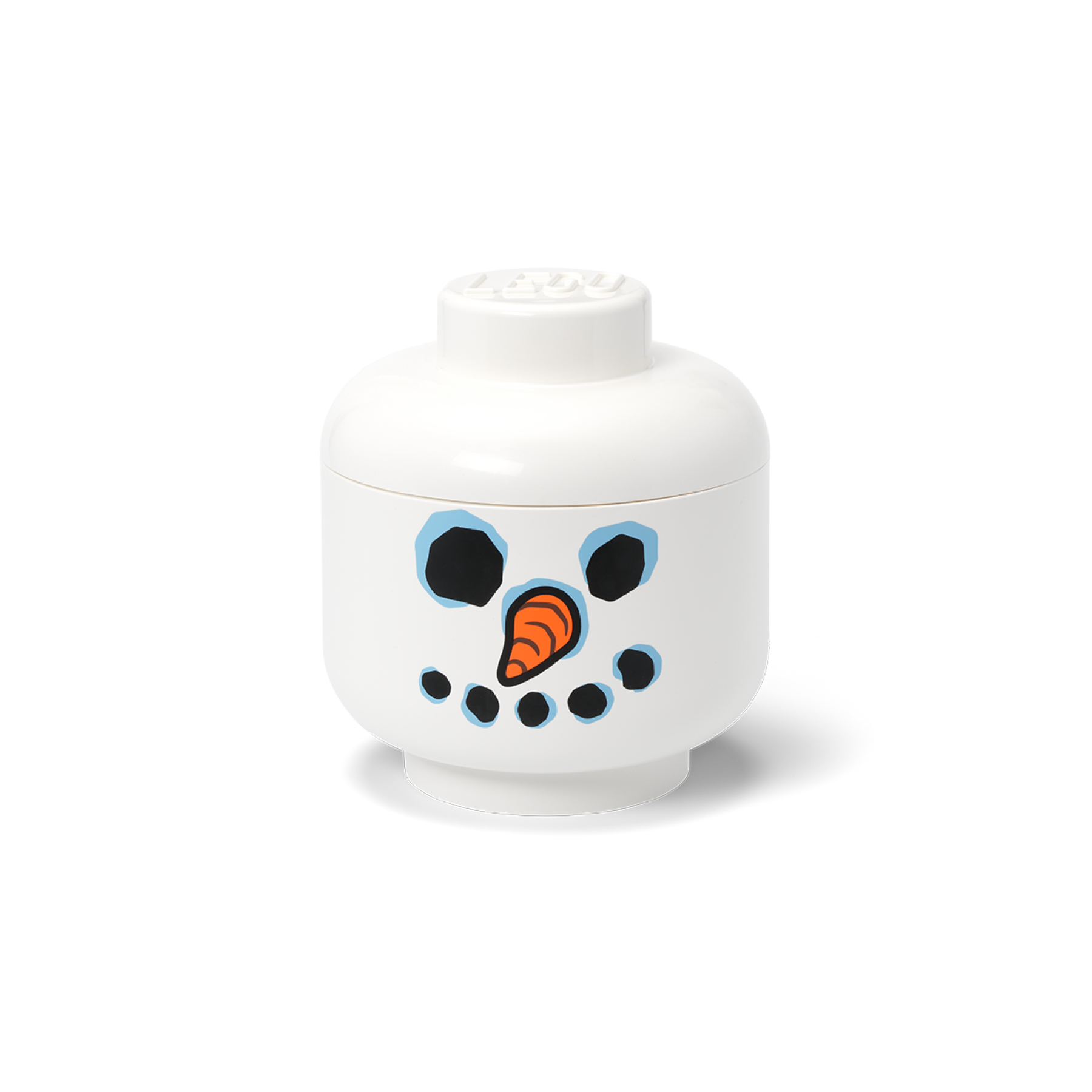 LEGO Snowman Storage Head small toy storage box (British brand)