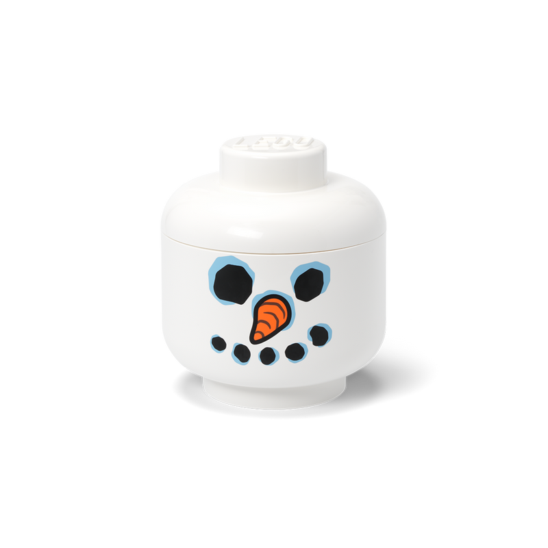 LEGO Snowman Storage Head small toy storage box (British brand)