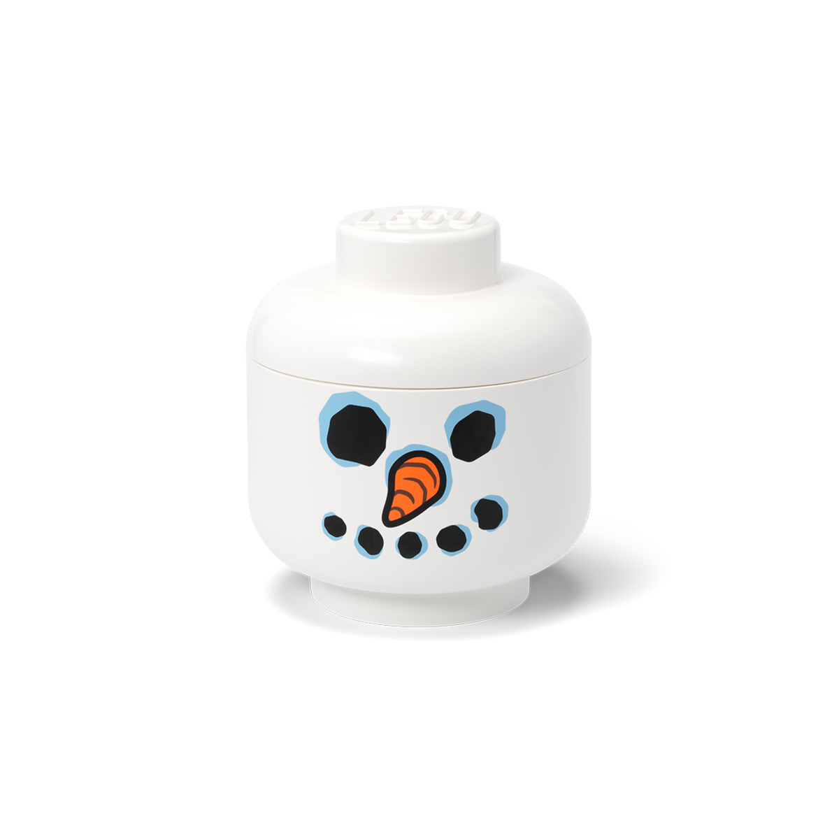 LEGO Snowman Storage Head small toy storage box (British brand)