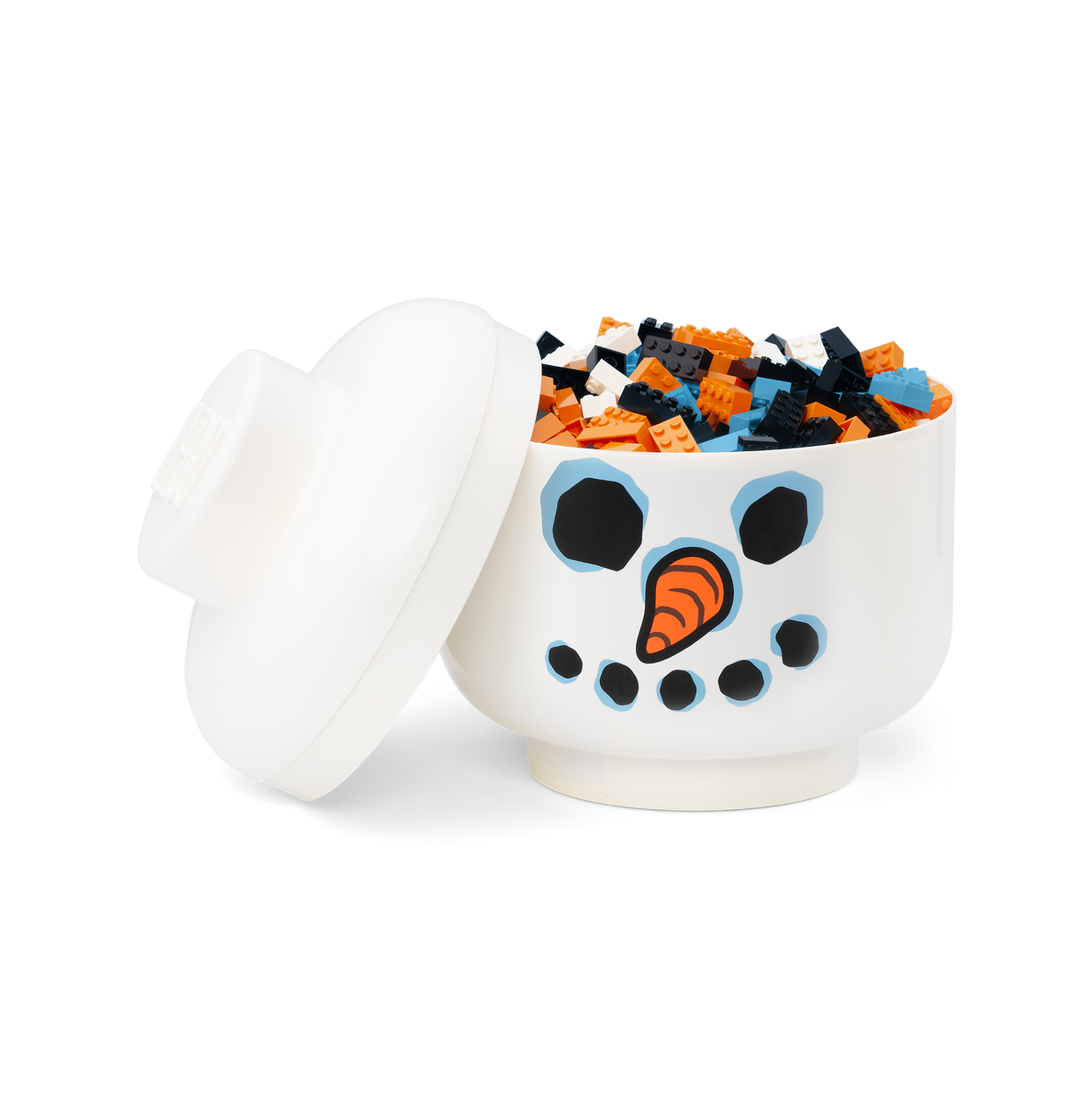 LEGO Snowman Storage Head large toy storage - British product