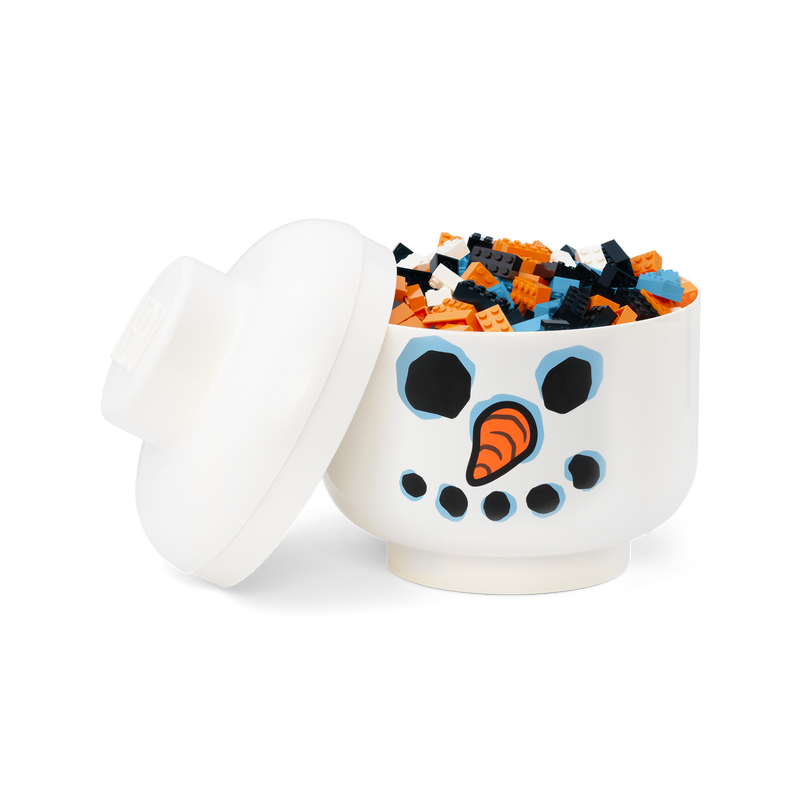 LEGO Snowman Storage Head large toy storage - British product