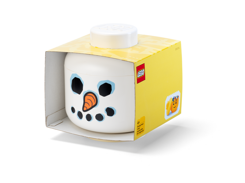 LEGO Snowman Storage Head large toy storage - British product