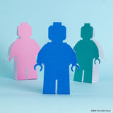 LEGO minifigure shaped notecards 12 pack with envelopes - British product