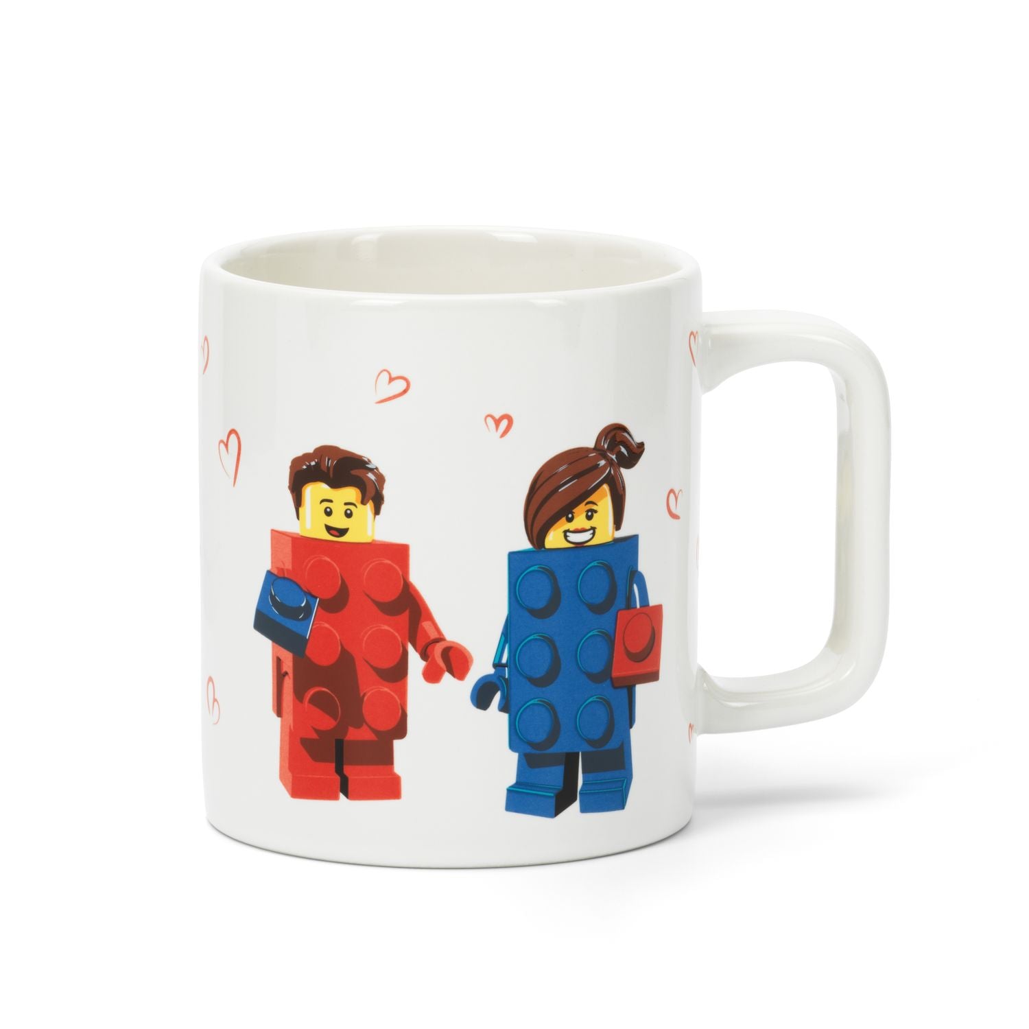 LEGO ceramic Love mug with minifigure design 9cm, UK version