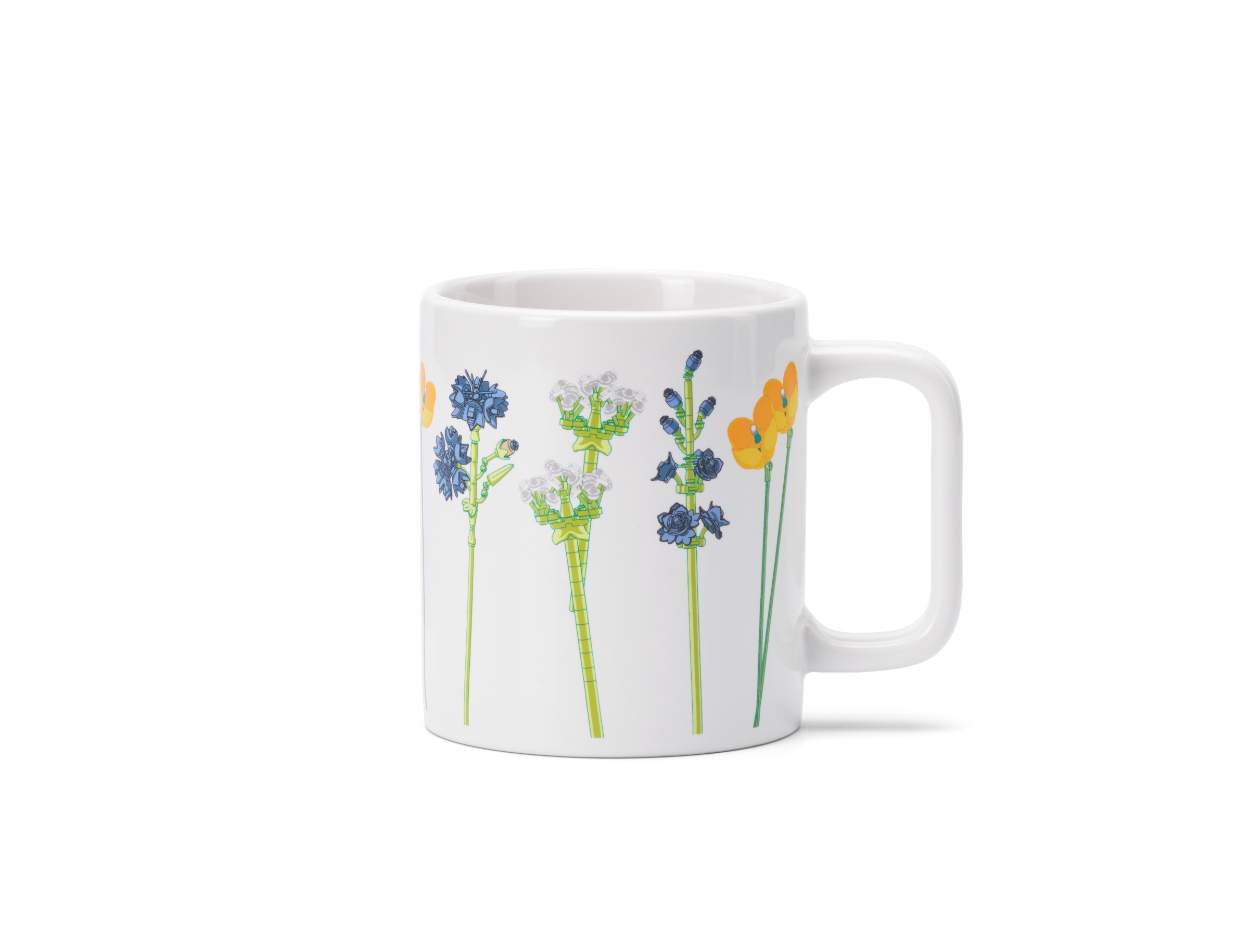 LEGO ceramic mug with Wildflowers design, UK version
