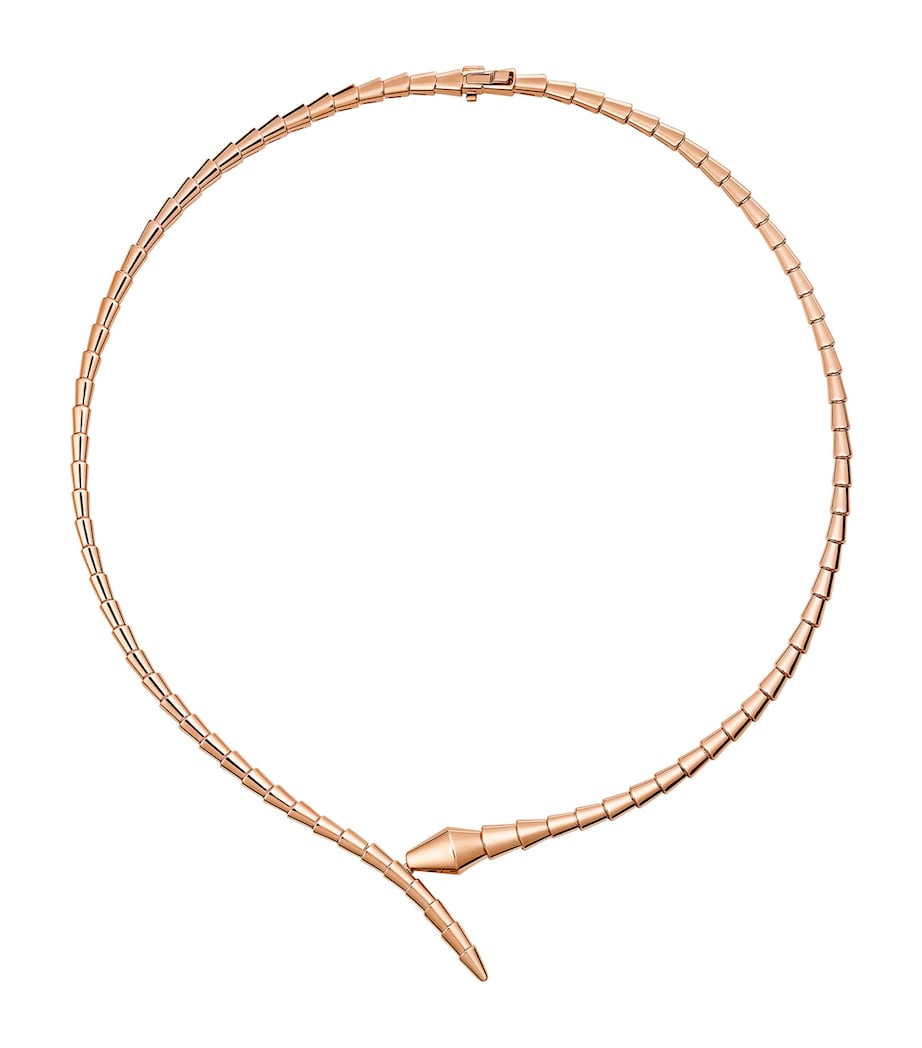 Bvlgari Serpenti Viper rose gold necklace - British product
