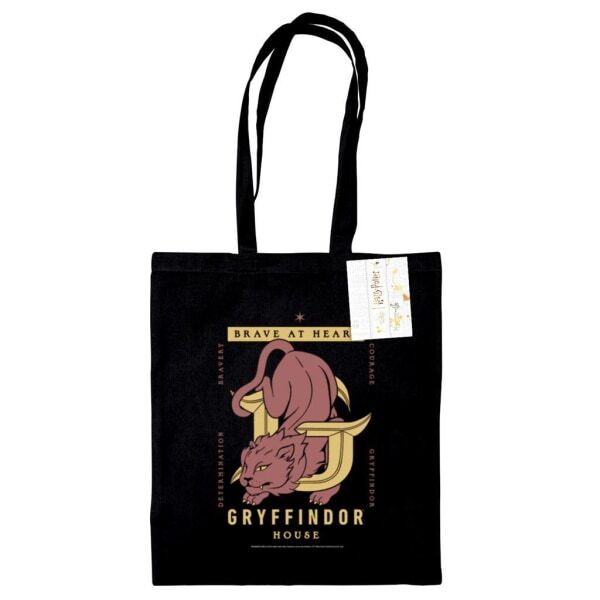 Harry Potter Gryffindor tote bag with crest, UK version