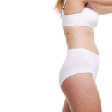 M&S Womens Body Flexifit High Rise Shorts, 14, White